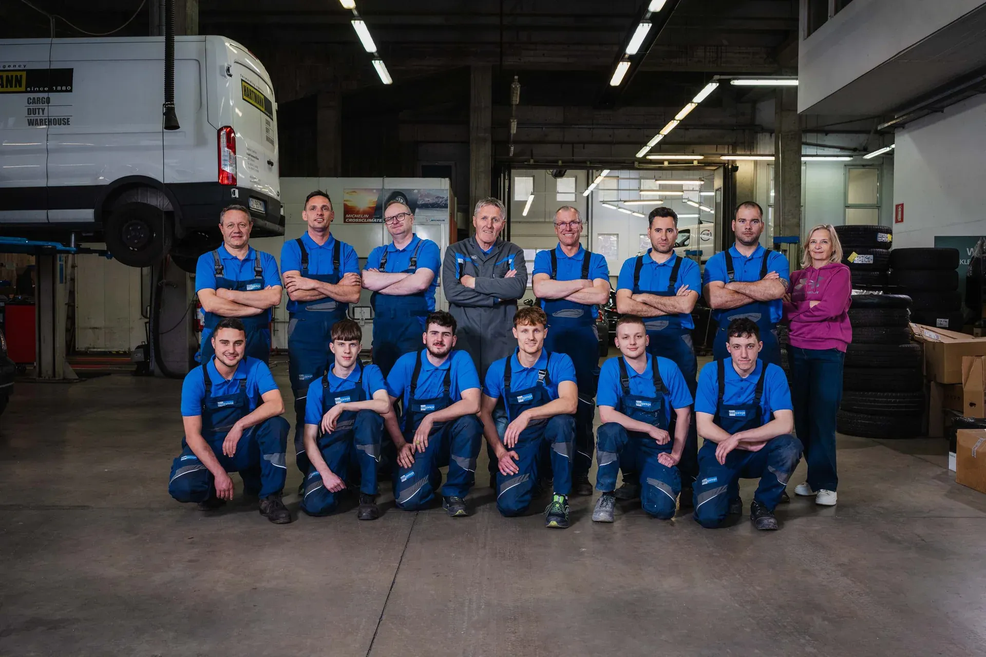 Team di Top Garage a Merano-Sinigo